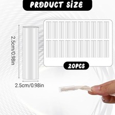 20pcs Aglets for Shoelaces Shoe Lace Ends Tips 0.2 Inch Repair Aglet Tips, Sneak