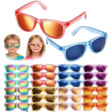 Loffcoter 24 Pack Kids Sunglasses Bulk Party Favors for Age 3-8 Boys Girls