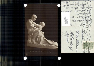 536782,Künstler AK H. Bendorf Erotik Frau Risque Nude Akt Statue