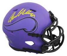 Vikings Jared Allen Authentic Signed Rave Speed Mini Helmet BAS Witnessed