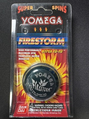Vintage 1998 Yomega Firestorm Hyper YoYo Transaxle Bandai Sealed New -Dark Green