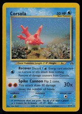 Corsola 37/75 Uncommon Neo Discovery Pokemon Unlimited Lightly Played on eBay