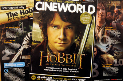 THE HOBBIT 2012 CINEMA FILM MAGAZINE - AN UNEXPECTED JOURNEY MARTIN FREEMAN