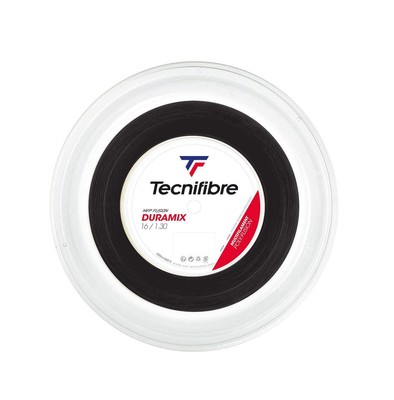 Tecnifibre Duramix HD 1,30 mm Tennissaite 200 m Rolle Schwarz