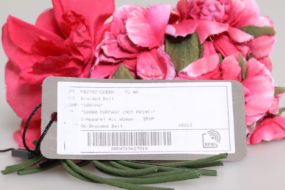DOLCE & GABBANA Belt Multicolor Floral Applique Detail Tie  display picture 3