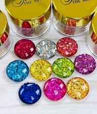 Glitter Acrylic Collection 10 Colors 1oz each color