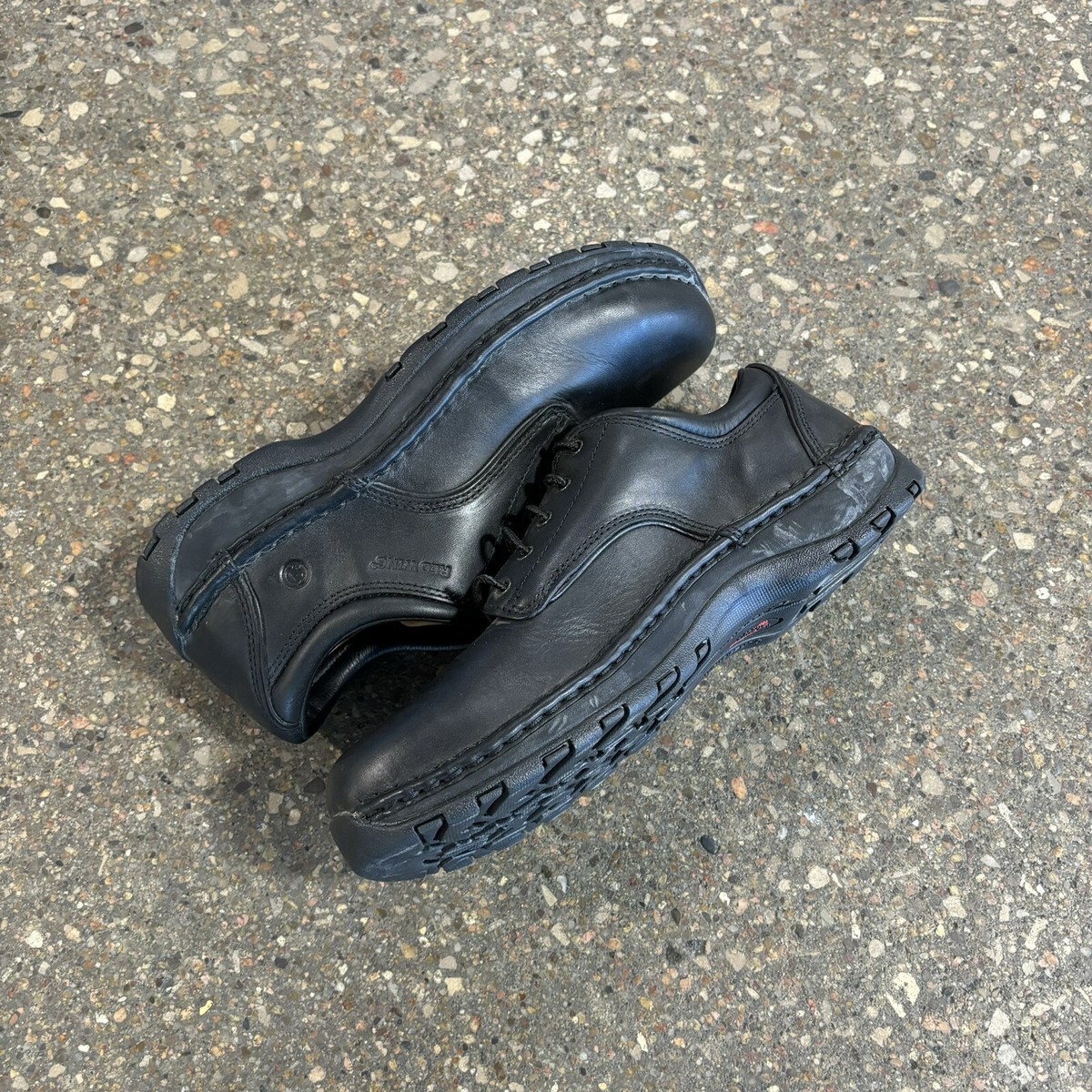 Red Wing Style #6703 Black Leather Aluminum Safety Toe Work  display picture 2