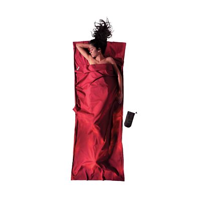 COCOON - Premium - TravelSheet Silk/Egyptian Cotton One Size Monks Red