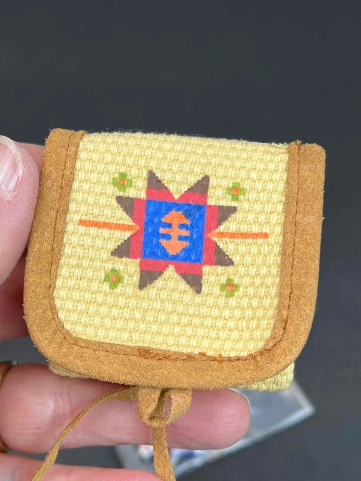 American Girl Kaya Meet Accessories Pouch/Purse Quill Necklace~NoBelt~Indian 18" - Image 3 of 4