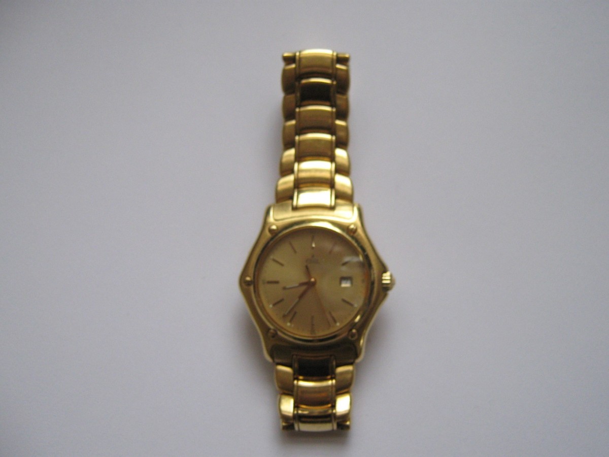 Ebel , 18K , SOLID GOLD , MENS WATCH . 1911 , 38MM , Unique / Rare