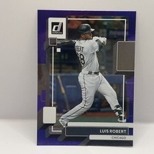 2022 Panini Donruss Baseball Luis Robert Base #88 Holo Purple Chicago White Sox