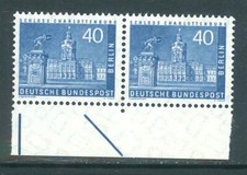 Berlin Mi-Nr. 149 Unterrand Paar mit Steuerstrich ** postfrisch