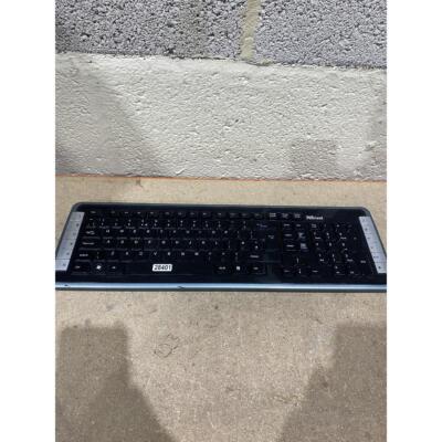 Trust 15184 Tastatur schwarz kabellos QWERTZ Standard Multimedia Tasten für DS-3400D