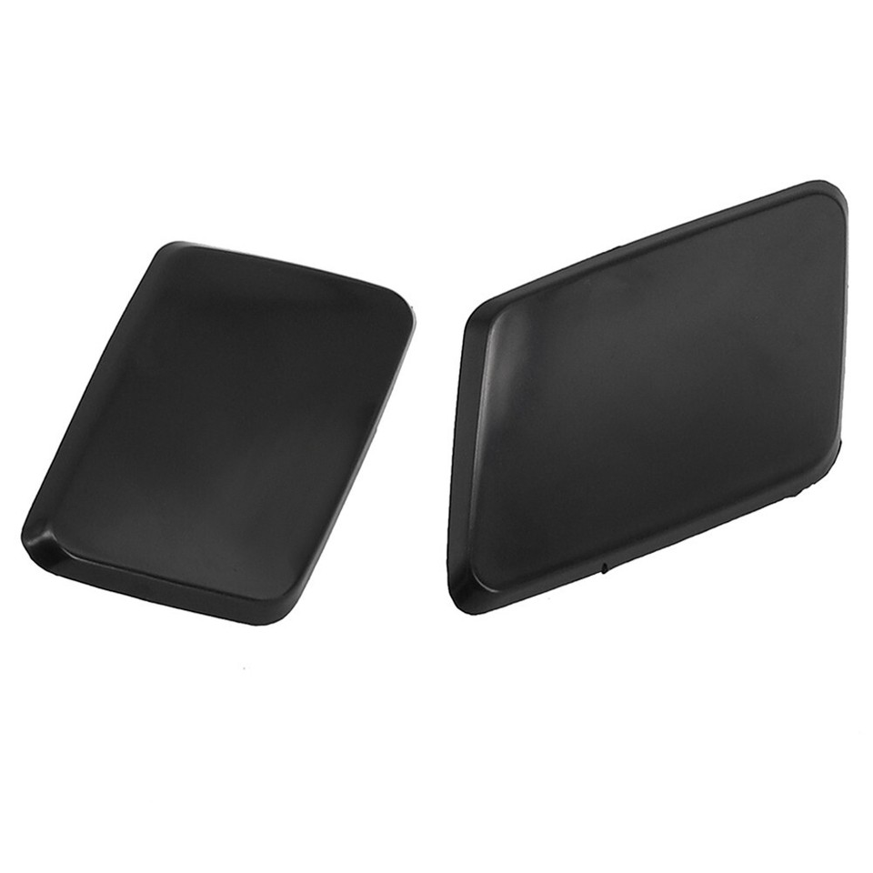 Pair Headlamp Headlight Washer/Nozzle Jet Cover Cap/ For Skoda Octavia