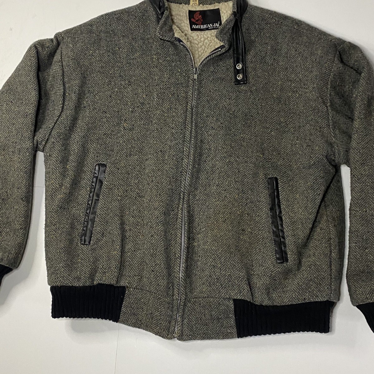 ジャケット・アウター vintage wool flight bomber jacket ours vintage wool flight bomber jacket ours