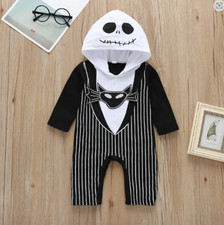 NEW Baby Boys Jack Skellington Nightmare Before Christmas Halloween Costume