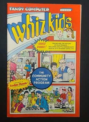 Whiz Kids Comic Book 1992 Radio Shack Promo Tandy Computer CAT. NO. 68-2016