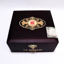 La Mission L'Atelier 1959 Empty Wood Cigar Box 5.75" x 5.75" x 2.75"