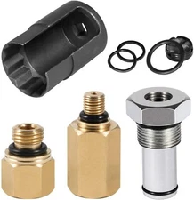 IPR Valve Socket Air Test Fitting & Fuel Rail Adapter for Ford Powerstroke 6.0L 