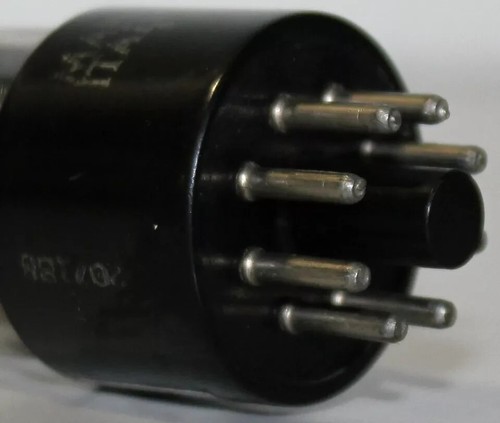 6SN7GT VT-231 Marconi Clear Glass Made in Italy Amplitrex Tested #1899001 - Picture 8 of 8