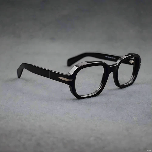 Acetat Dicke Vintage Brillenfassung Handgefertigt Eckig Herren Brille Brillengestell Unisex - Bild 13 von 42