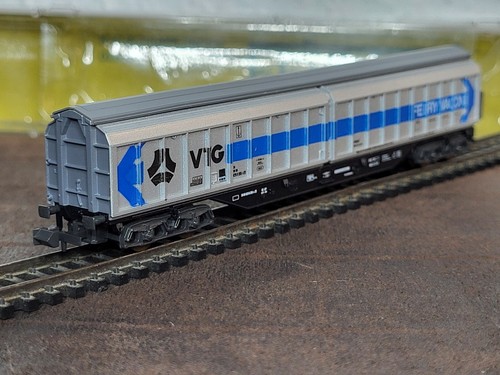 Roco N 6327-A 4-achsiger Schiebewandwagen "Ferrywagon" der VTG mit OVP  | Condition: Gebraucht
