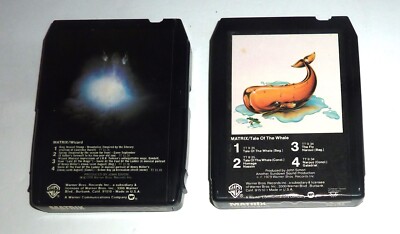 (2) 8 TRACK TAPES by MATRIX (SEE PICTURES FOR TITLES & TRACKS)
