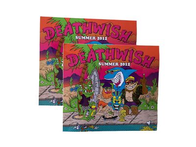 DEATHWISH Sticker SKATEBOARD STICKERS WORLD INDUSTRIES Plan B Powell