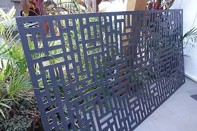 screen 2410x1205mm charcoal tessellation screen with frame other home garden gumtree australia brisbane north east sandgate 1246773273