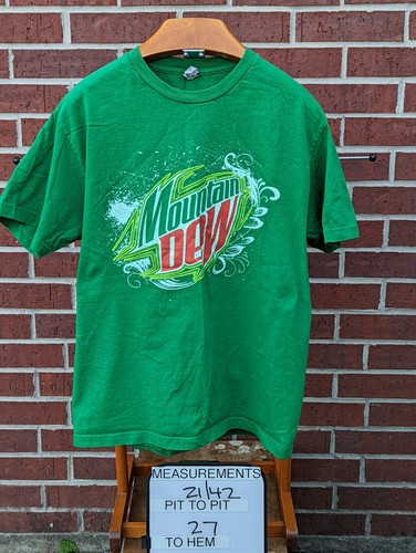 Mountain Dew T-Shirt Official Logo Men 