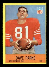 Dave Parks 1967 Philadelphia #176 San Francisco 49ers Ex