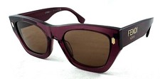 FENDI FE40100I FE 40100I 81E Violet Sunglasses 53-20-145