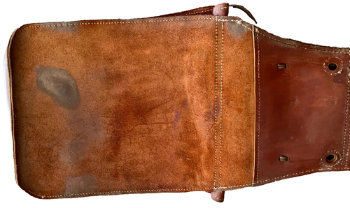 Genuine Leather Western Saddle Bag For Horses Cow boy , Rancher Hand Made - Picture 4 of 5
