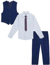 NEW 1 KIDS HEADQUARTERS 4 PIECE TODDLER BOY SUIT SIZE 4T