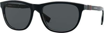 Burberry BE4319-300187-58 58mm New Sunglasses BURBERRY BE4319 300187 Black/Grey Lens 58mm Men main image 3