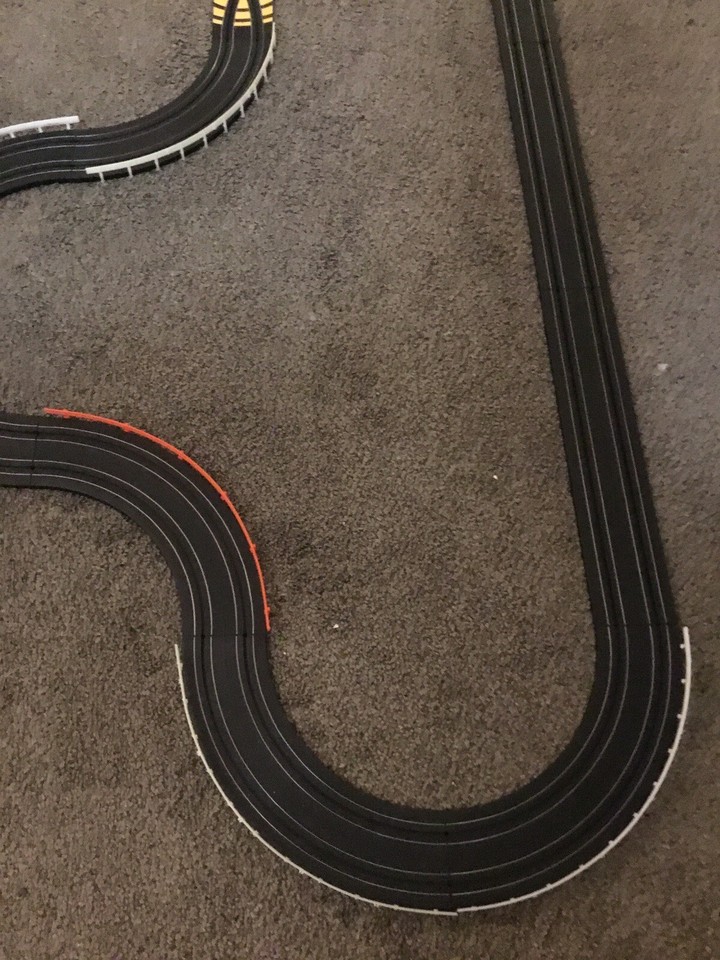 LifeLike Slot Car Track 2 Lane Track, Just Add Cars! HO Scale, 13’3” X 3’2” eBay