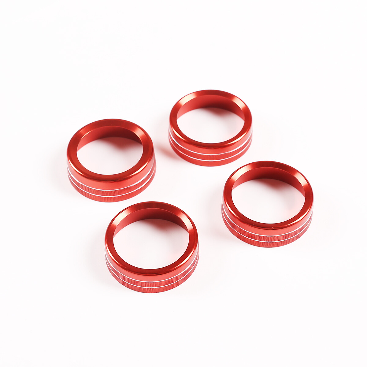 4Pcs Alloy Console Air Condition Knob Ring Trim Cover For Toyot T 4pcs-alloy-console-air-condition-knob-ring-trim-cover-for-toyot-t