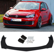 Frontspoiler Spoilerschwert Frontlippe Spoilerlippe für VW Golf 6 GTI GTD