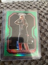 2021 Panini Prizm WNBA - #35 - Shekinna Stricklen with Atlanta Dream (GREEN)