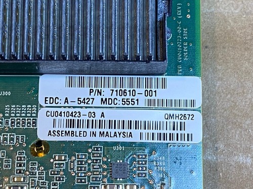 HP 710610-001 QMH2672 1GB Mezzanine Fibre Channel Host Bus Adapter - Picture 4 of 4