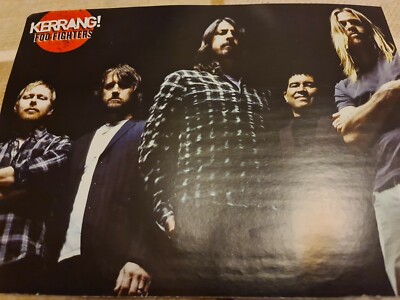 FOO FIGHTERS TAYLOR HAWKINS A4 POSTER KERRANG MAGAZINE UK 