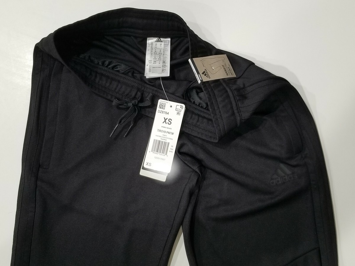 Womens 18年新作！Adidas Tiro19 Training Black / Black Adidas Womens Tiro 19 Training Pants XS Black Tapered Ankle