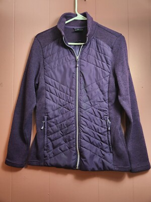 Zeroxposur Women's S/P Purple Stretch/Quilted Jacket/Coat 