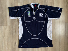 Scotland Rugby Shirt  World Cup 2007 Jersey Canterbury Vintage Size L