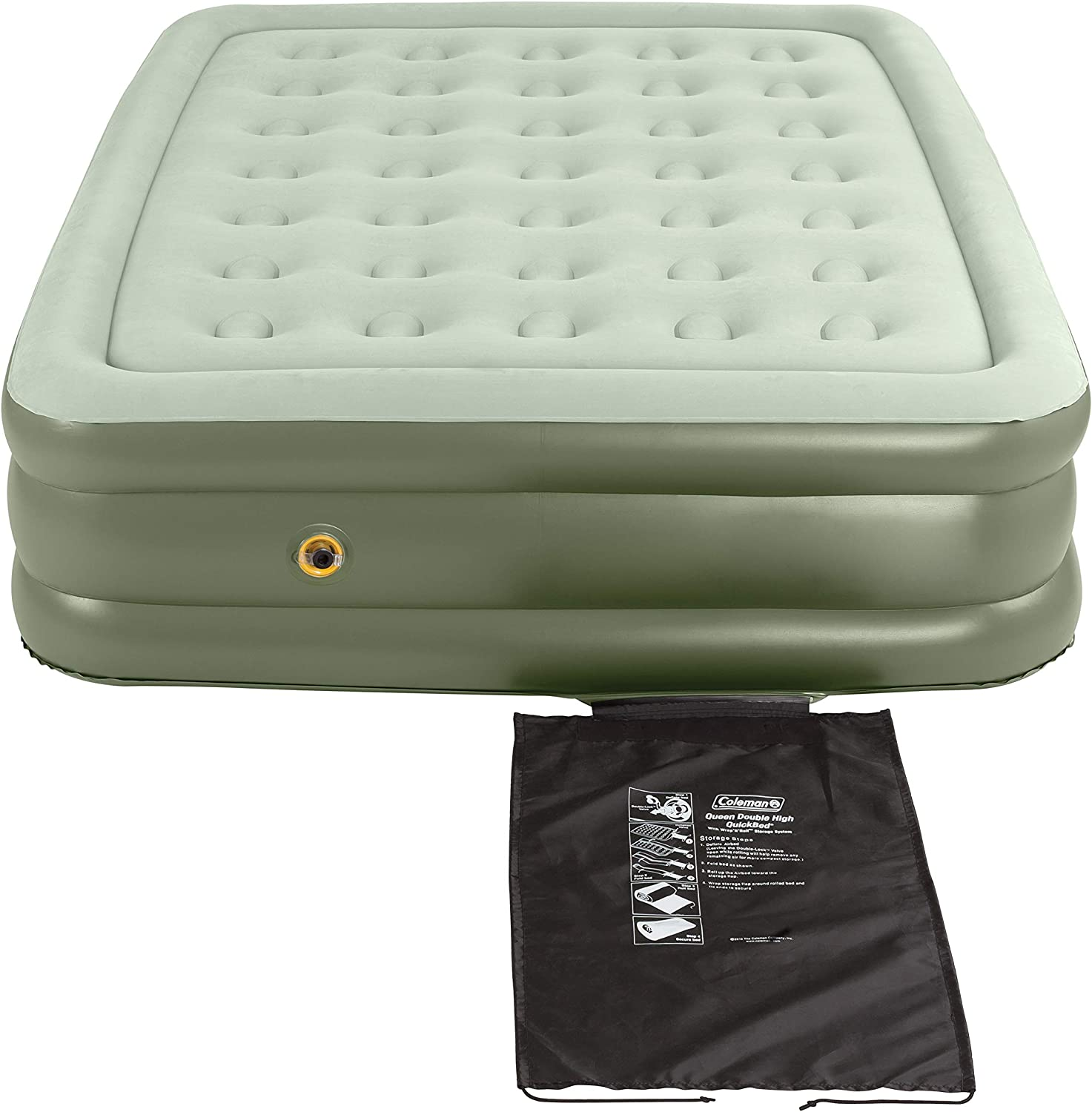 Coleman Air Mattress Supportrest DoubleHigh Air Bed eBay