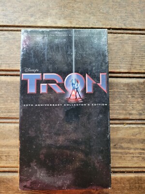 TRON 20th Anniversary Collector's Edition (VHS) 2002 Walt Disney NEW SEALED
