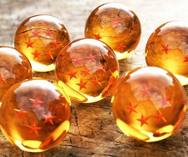 New 7Pcs Stars Dragon Ball Z Crystal Balls Set Collection In