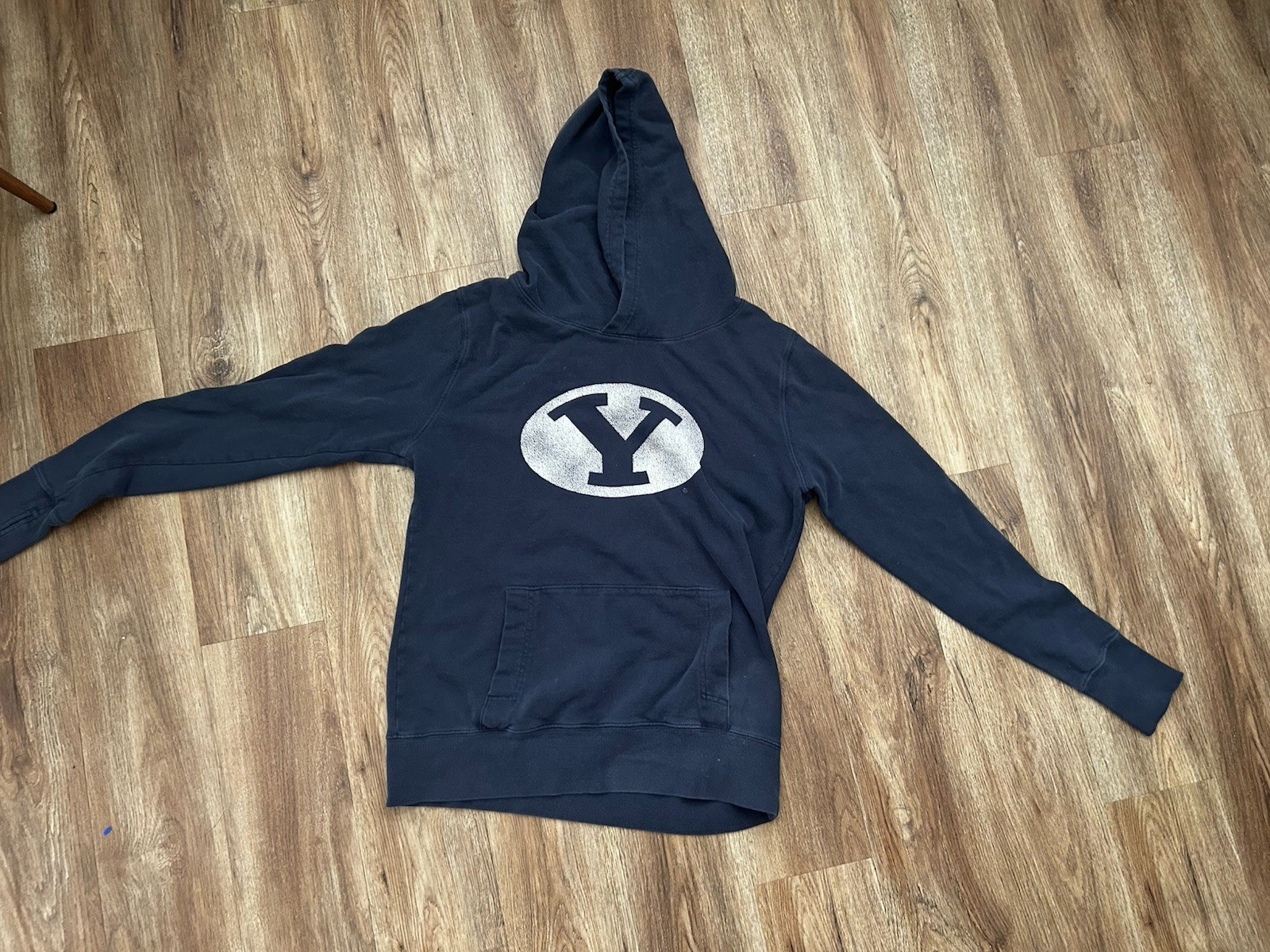 Vintage Y2K Jansport BYU Cougars Hoodie Y Logo Pullover Sweatshirt Men’s XL