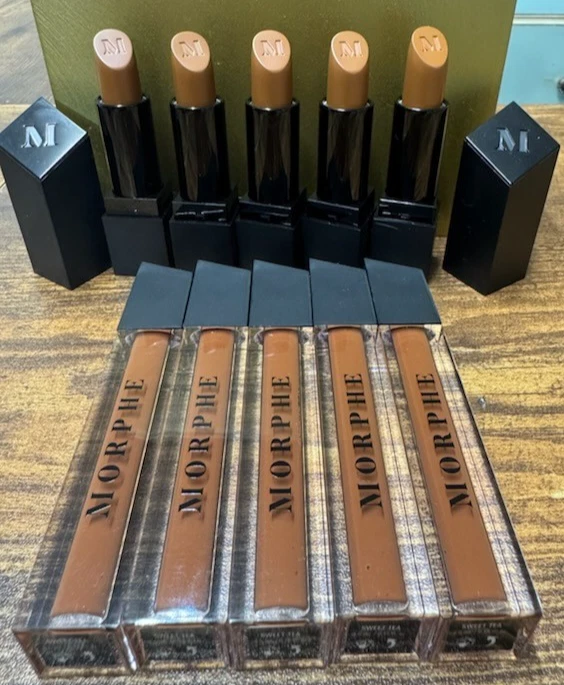 ~ Morphe 10 Piece Lip Set in SWEET TEA...(5)Matte Lipstick + (5) Lip Gloss -NEW~