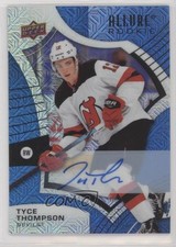 2021-22 Upper Deck Allure Rookies Blue Line /35 Tyce Thompson #129 Auto 1r79